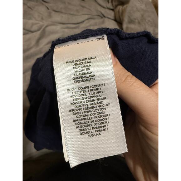 Polo Ralph Lauren Blue Hoodie Lightweight Long Sleeve Shirt Kid SZ Medium 10-12 - Picture 5 of 5